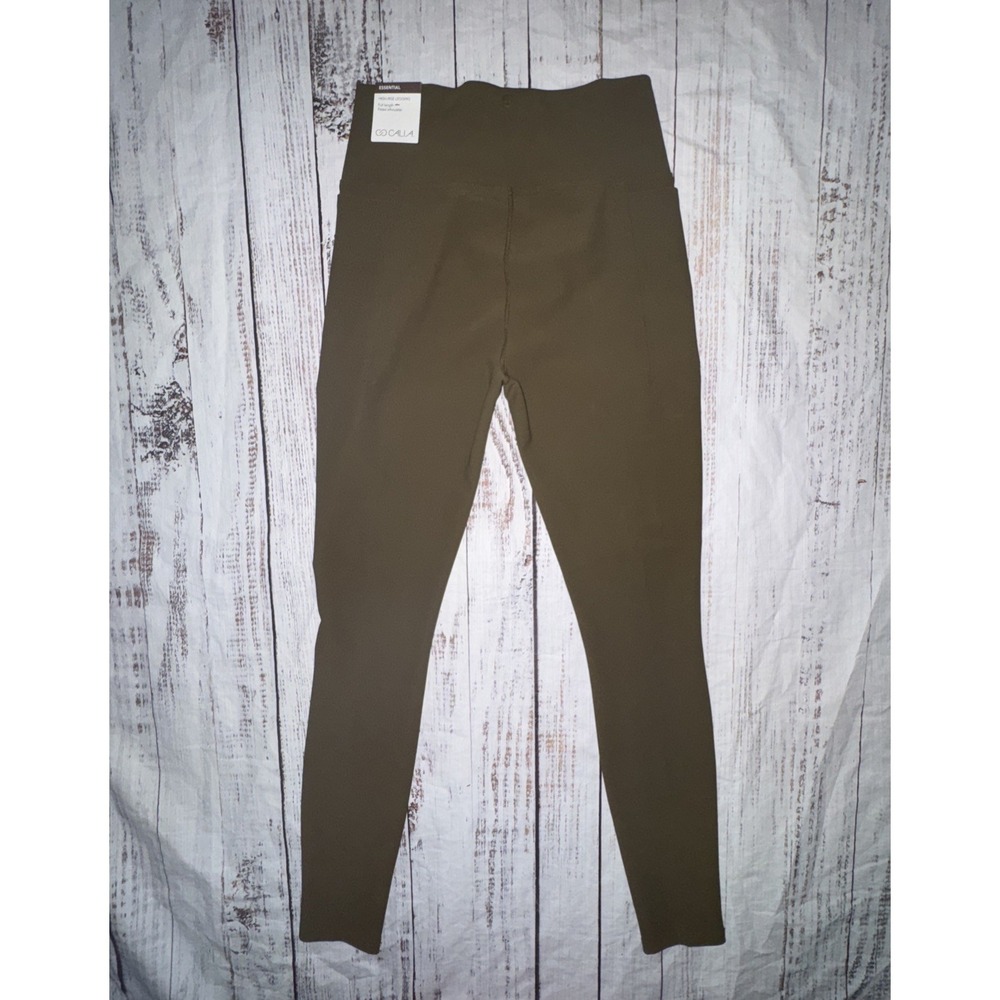 Calia Essential High Rise Leggings Women's Medium Dark Khaki Olive